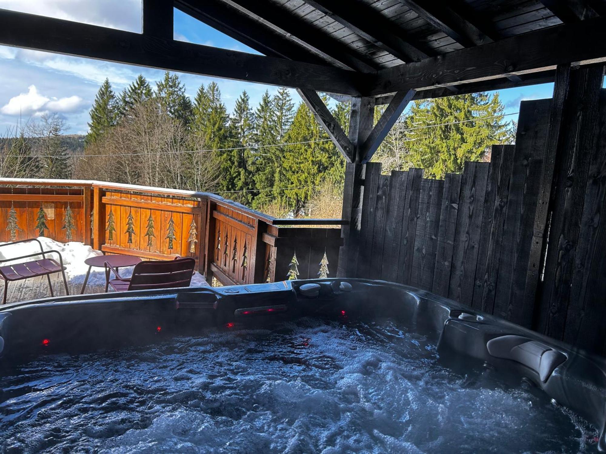 Chalet Avec Jacuzzi Prive, Vue Sur Les Vosges Belfahy Exterior foto